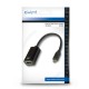 Ewent EW9823 adaptador de cable de vídeo 0,15 m USB Tipo C HDMI tipo A (Estándar) Negro