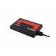 CoolBox SlimChase R-2533 Carcasa de disco duro/SSD Negro, Rojo 2.5'' - COO-SCP2533-R