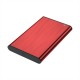 AISENS Caja Externa 2,5'' ASE-2525RED 9.5mm SATA a USB 3.0/USB3.1 Gen1, Rojo