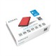 AISENS Caja Externa 2,5'' ASE-2525RED 9.5mm SATA a USB 3.0/USB3.1 Gen1, Rojo