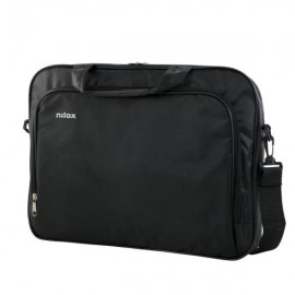Nilox NOTEBAG 15.6P ESSENTIAL maletines para portátil 39,6 cm (15.6'') Maletín Negro - nxess3156bk