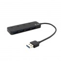 i-tec USB 3.0 Metal HUB 4 Port with individual On/Off Switches - U3CHARGEHUB4