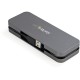 StarTech.com HB30AM4AB hub de interfaz USB 3.2 Gen 1 (3.1 Gen 1) Type-A 5000 Mbit/s Negro, Gris