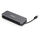 StarTech.com HB30AM4AB hub de interfaz USB 3.2 Gen 1 (3.1 Gen 1) Type-A 5000 Mbit/s Negro, Gris