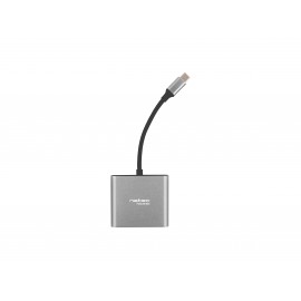 NATEC Fowler Mini USB 2.0 Type-C 5000 Mbit/s Gris - nmp-1607