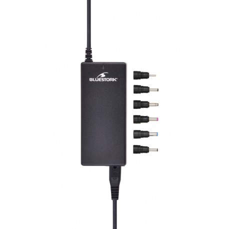 Bluestork PW-NB-90-ASUS adaptador e inversor de corriente Interior 90 W Negro