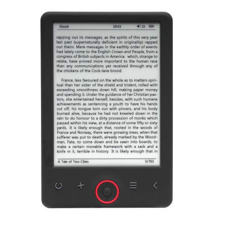 Denver EBO-635L lectore de e-book 4 GB Negro