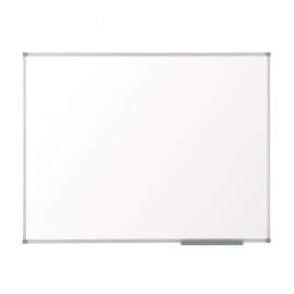 Nobo Pizarra blanca Basic magnética de acero 600x450 mm con marco básico - 1905209