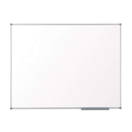Nobo Pizarra blanca Basic magnética de acero 600x450 mm con marco básico - 1905209
