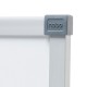 Nobo Pizarra blanca Basic magnética de acero 600x450 mm con marco básico - 1905209