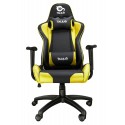 TALIUS Silla Gecko gaming negra/amarilla, brazos fijos, butterfly, base nylon, ruedas nylon, gas cla - TAL-GECKO-YLW
