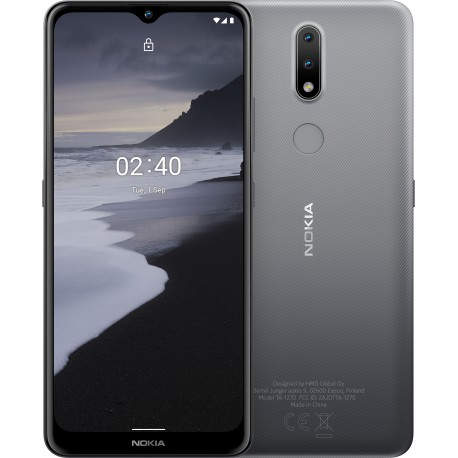Nokia 2.4 16,5 cm (6.5'') SIM doble Android 10.0 4G MicroUSB 3 GB 64 GB 4500 mAh Carbón vegetal ta-1270