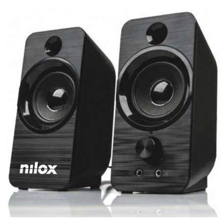Nilox CASSE ACUSTICHE PC 6W De 1 vía Negro Alámbrico 3 W - nxapc02