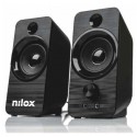 Nilox CASSE ACUSTICHE PC 6W De 1 vía Negro Alámbrico 3 W - nxapc02