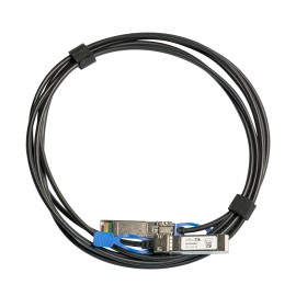Mikrotik XS+DA0001 cable infiniBanc 1 m SFP/SFP+/SFP28 Negro