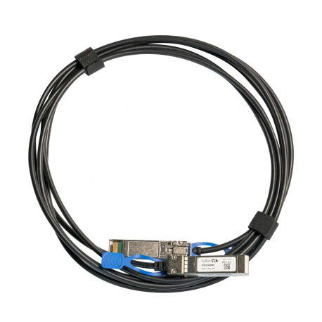 Mikrotik XS+DA0001 cable infiniBanc 1 m SFP/SFP+/SFP28 Negro