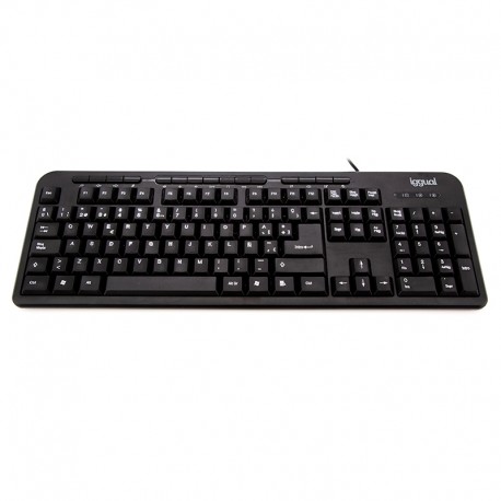 iggual CK-BASIC-120T teclado USB QWERTY Español Negro - IGG316801