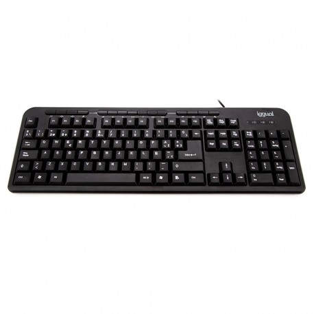 iggual CK-BASIC-120T teclado USB QWERTY Español Negro - IGG316801