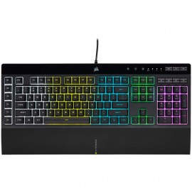 Corsair K55 RGB PRO teclado USB QWERTY Español Negro - ch-9226765-es
