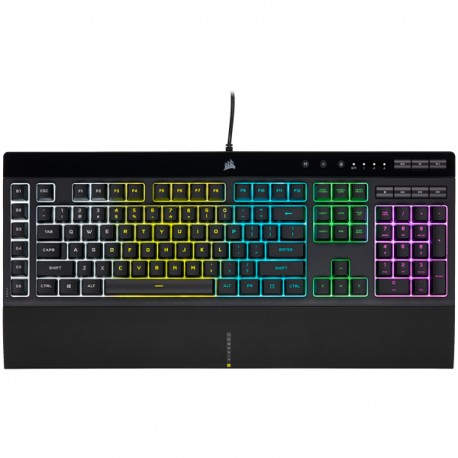 Corsair K55 RGB PRO teclado USB QWERTY Español Negro - ch-9226765-es