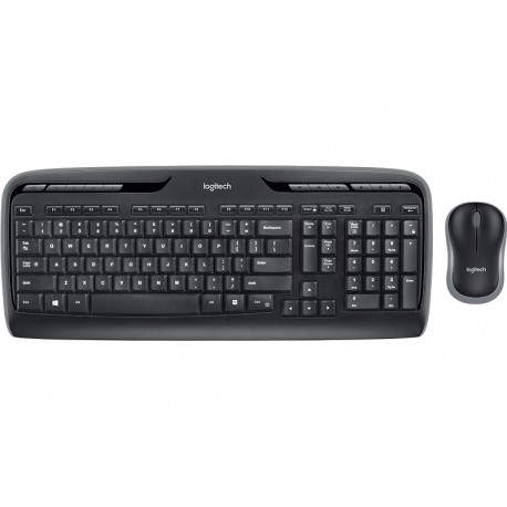 Logitech MK330 teclado RF inalámbrico QWERTY Español Negro, Gris - 920-003978?5UNITS