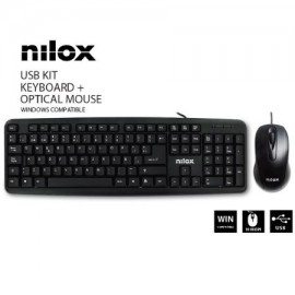 Nilox TECLADO COMPACTO + RATON OPTICO - nxkme000003