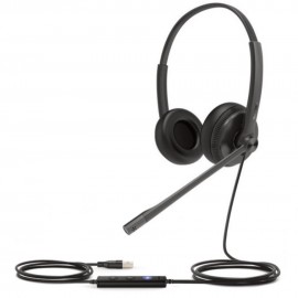 Yealink UH34 DUAL TEAMS auricular y casco Auriculares Diadema USB tipo A Negro