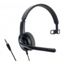 Axtel AXH-V28PCM auricular y casco Auriculares Diadema Conector de 3,5 mm Negro