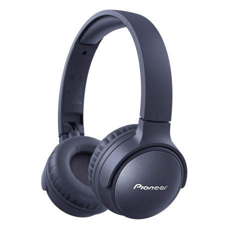 Pioneer S6 Wireless Auriculares Diadema Conector de 3,5 mm USB Tipo C Bluetooth Azul