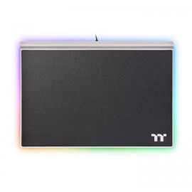 Thermaltake Argent MP1 RGB Alfombrilla de ratón para juegos Negro, Titanio - gmp-mp1-blkhmc-01