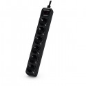 CyberPower B0620SC0-DE limitador de tensión Negro 6 salidas AC 200 - 250 V 1,8 m