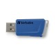 Verbatim Store 'n' Click - Unidad USB 3.2 GEN1 - 3x16 GB, Rojo/Azul/Amarillo - 49306