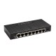 iggual GES8000 No administrado Gigabit Ethernet (10/100/1000) Negro - IGG316696