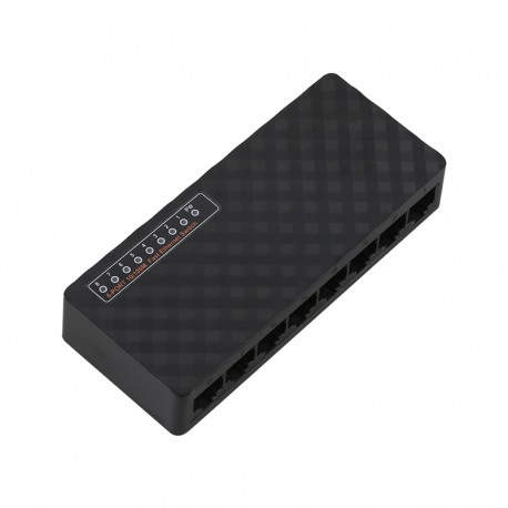 iggual FES800 No administrado Fast Ethernet (10/100) Negro - IGG316719