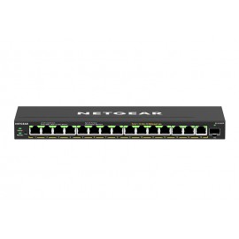 Netgear GS316EPP-100PES switch Gestionado Energía sobre Ethernet (PoE) Negro