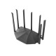 Tenda AC23 router inalámbrico Doble banda (2,4 GHz / 5 GHz) Gigabit Ethernet Negro