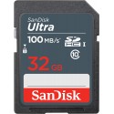 SanDisk Ultra 32GB SDHC Mem Card 100MB/s memoria flash UHS-I Clase 10 - sdsdunr-032g-gn3in