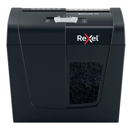 Rexel Secure X6 triturador de papel Corte cruzado 70 dB Negro - 2020122eu