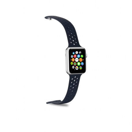 Celly WATCHBANDBK accesorio de smartwatch Grupo de rock Negro Silicona
