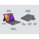 Logitech Folio Touch QWERTY Español Gris Smart Connector - 920-009964