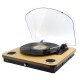 Denver VPL-210WOOD tocadisco Tocadiscos de tracción directa Negro, Madera
