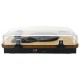 Denver VPL-210WOOD tocadisco Tocadiscos de tracción directa Negro, Madera