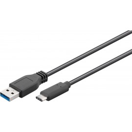 Goobay 45247 cable USB 0,15 m USB 3.2 Gen 1 (3.1 Gen 1) USB A USB C Negro - 4040849452475