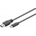 Goobay 71221 cable USB 2 m USB 3.2 Gen 1 (3.1 Gen 1) USB A USB C Negro - 4040849712210