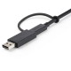 StarTech.com USBCCADP cable USB 1 m USB 3.2 Gen 2 (3.1 Gen 2) USB C Negro