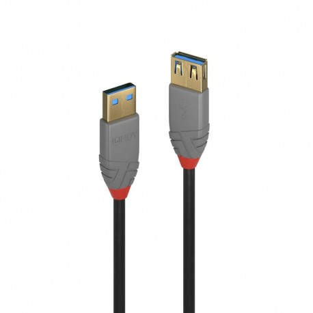 Lindy 36763 cable USB 3 m USB 3.2 Gen 1 (3.1 Gen 1) USB A Negro