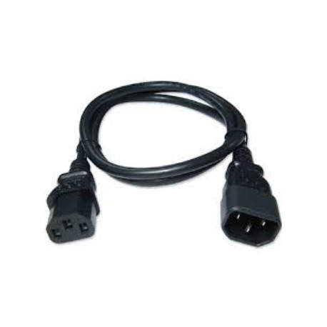 Zebra CS-CAB-IEC-L cable de transmisión Negro 1 m C13 acoplador C14 acoplador