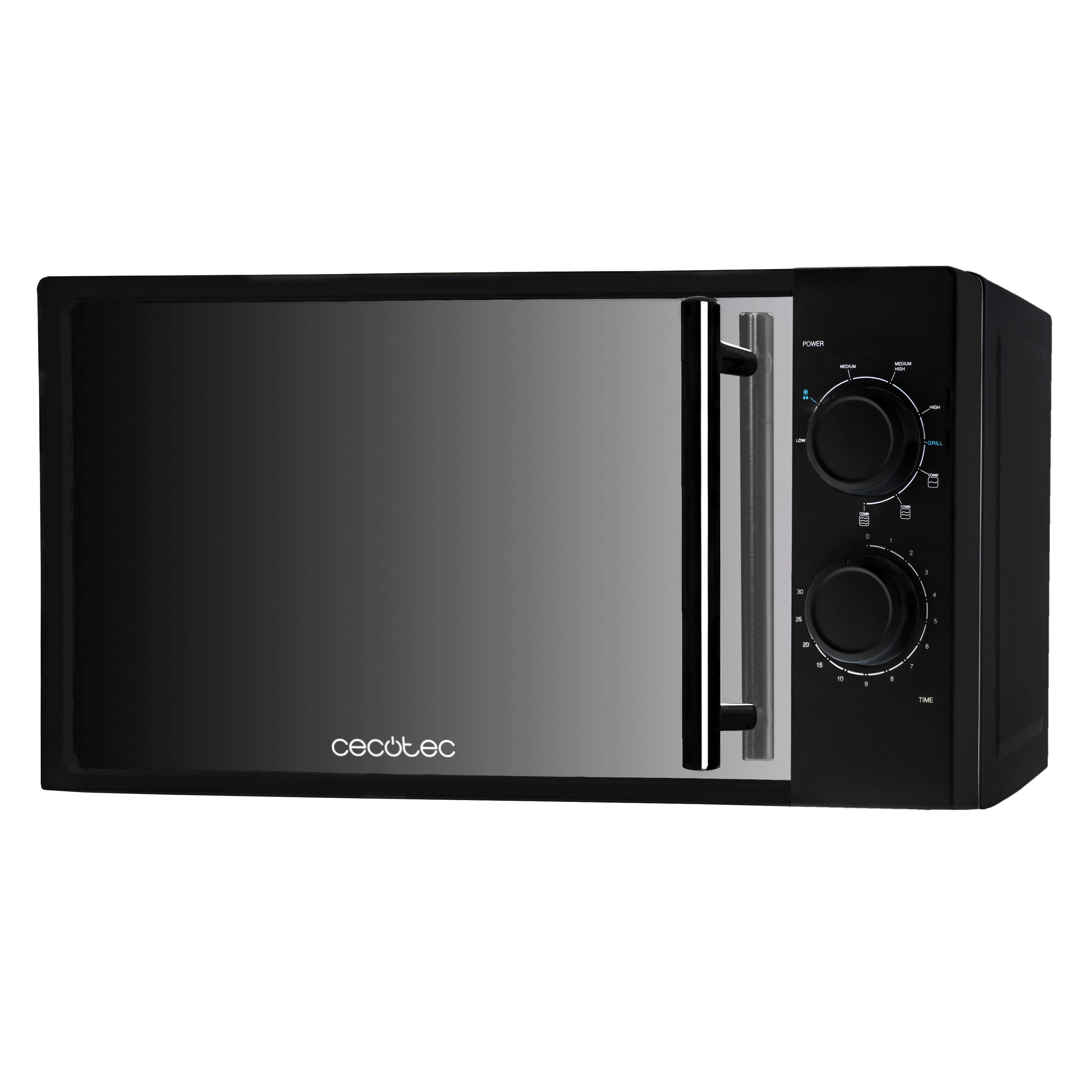 Microondas Cecotec All Black 20L - 700W Negro Espejo