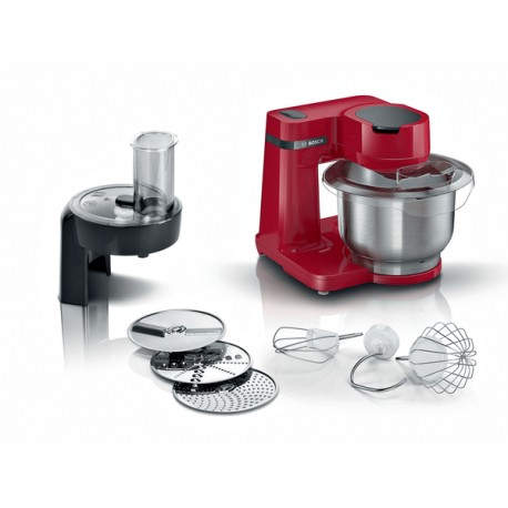 Bosch Serie 2 MUM robot de cocina 700 W 3,8 L Rojo - mums2er01