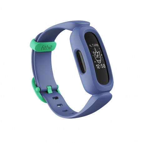 Fitbit Ace 3 PMOLED Pulsera de actividad Azul, Verde - 810038853093